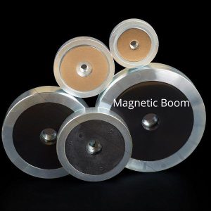 Base magnética passante de Neodímio com métrica